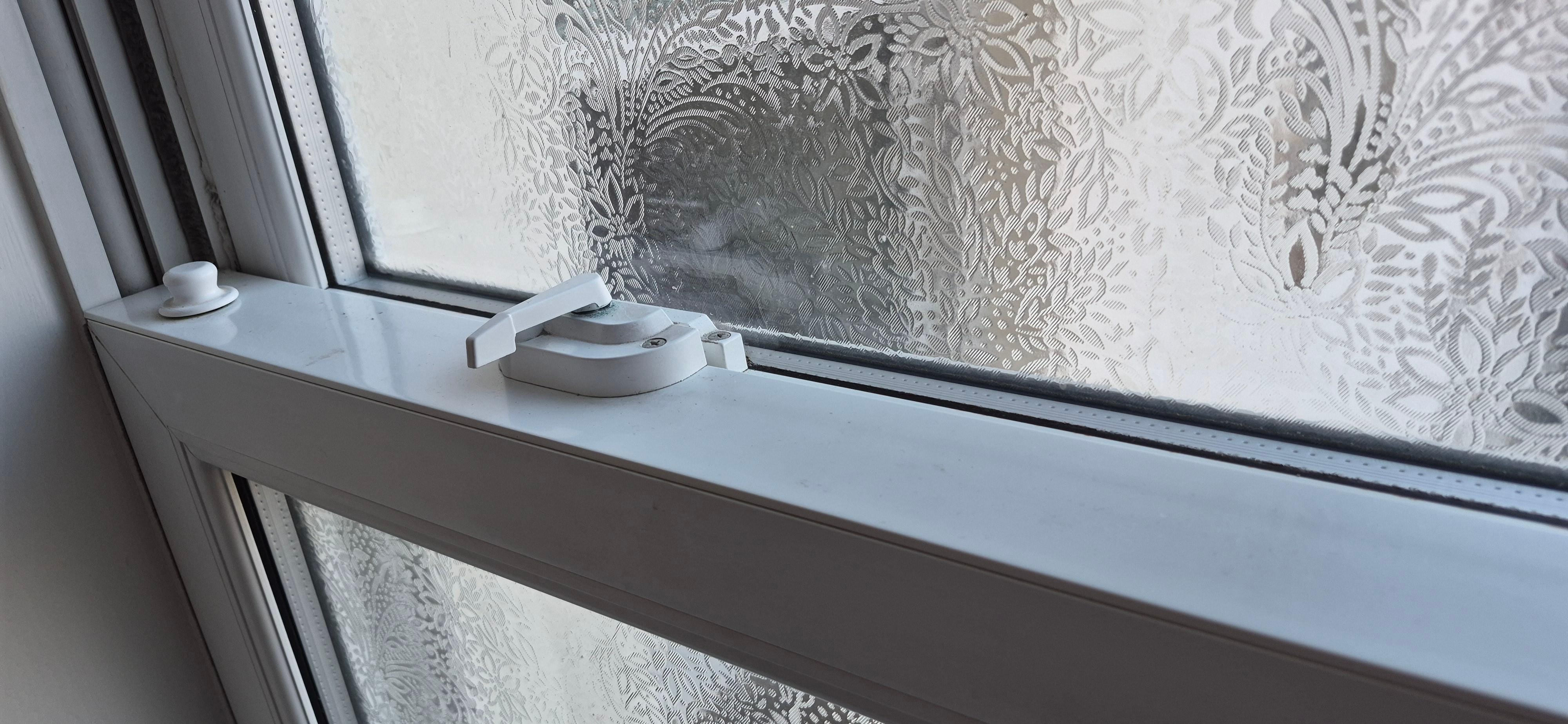 Window won't go any lower to lock it 