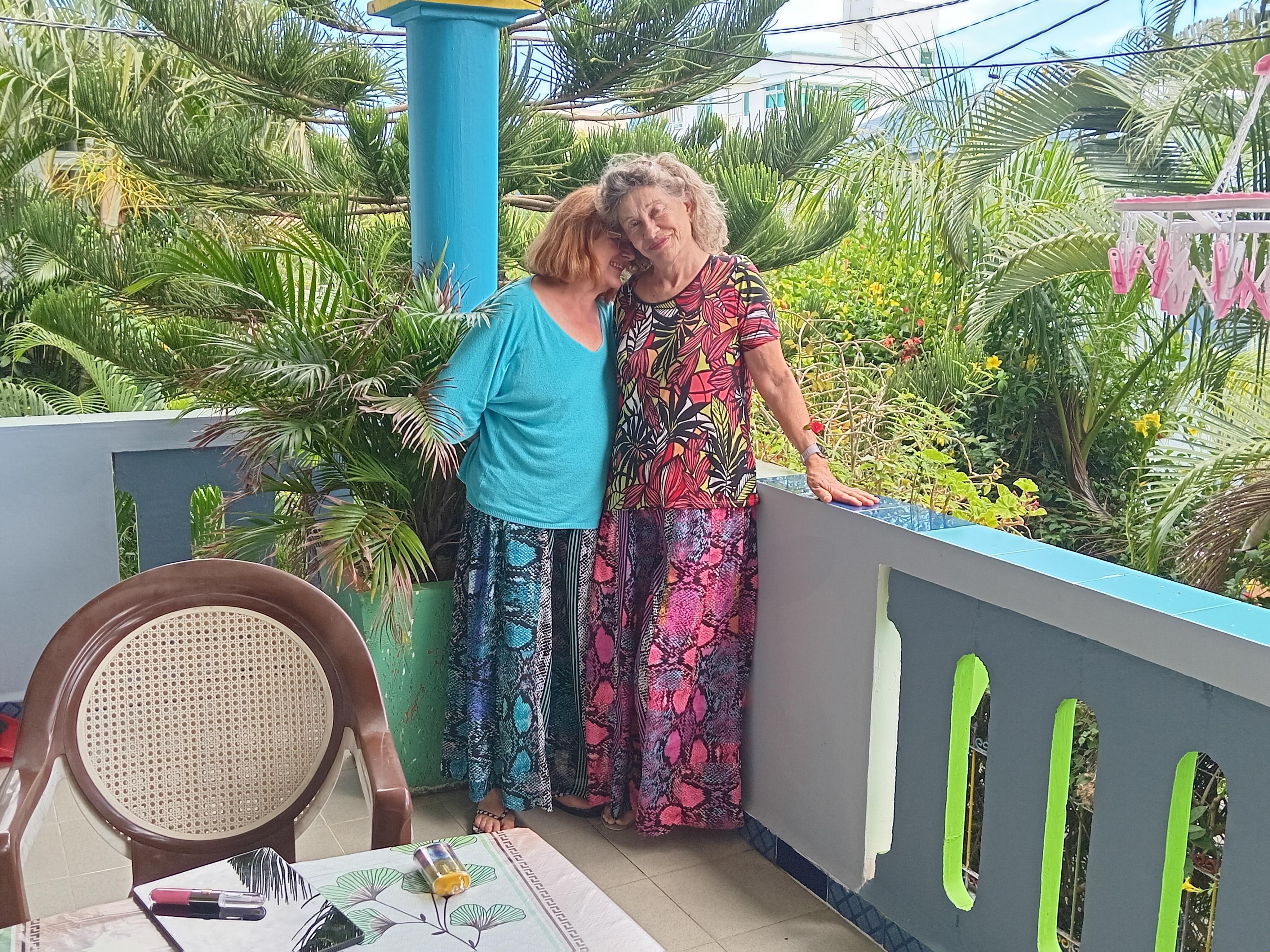 La terrasse donne sur une nature magnifique 