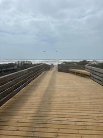 Board walk to the beach