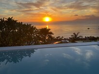 Sunset on night three