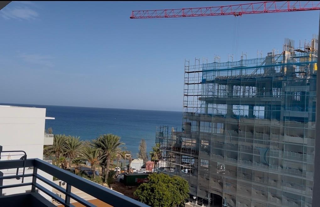 View of hotel construction 