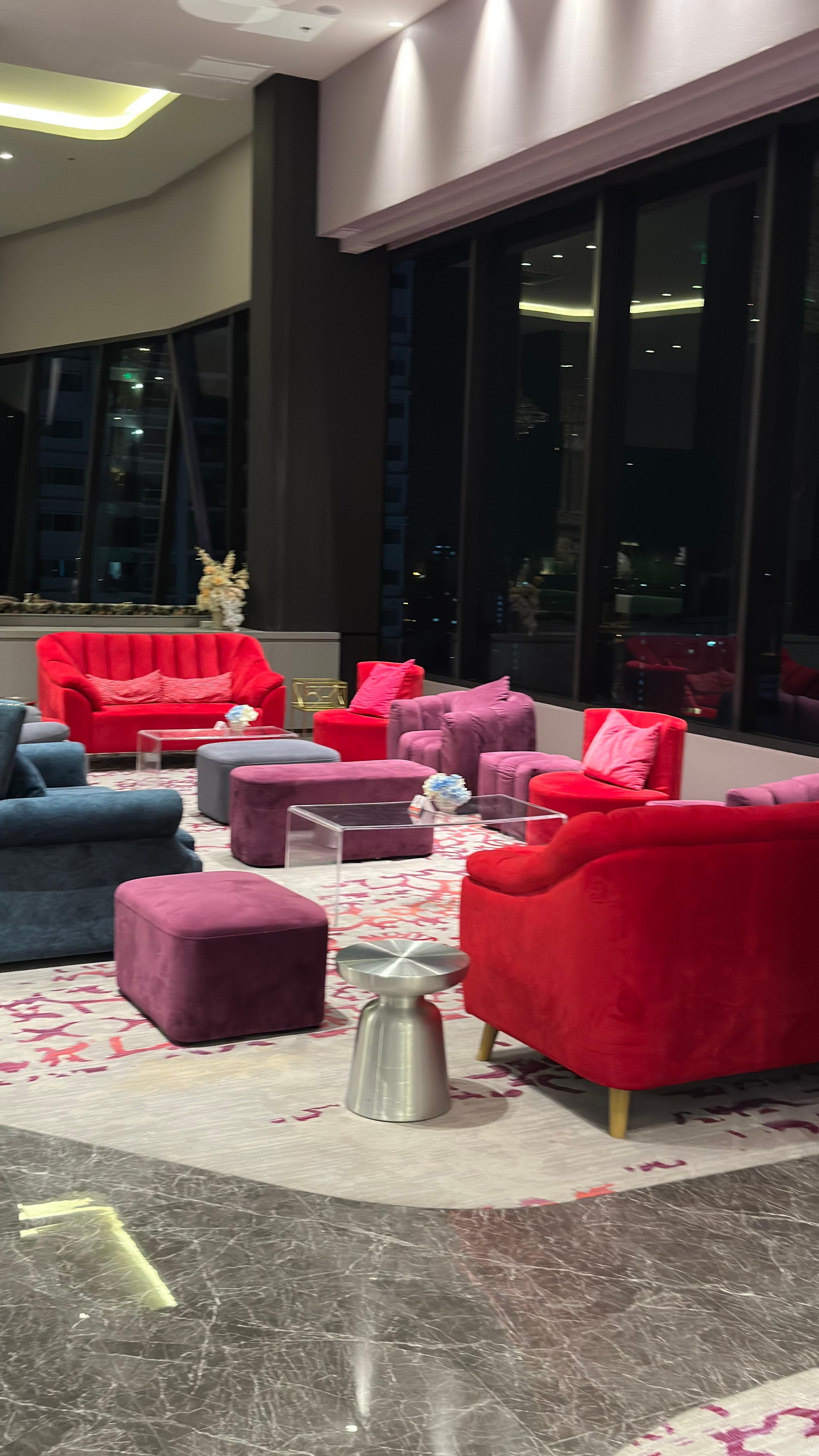 The lobby is truly impressive—huge, airy, and beautiful design. It feels both inviting and majestic, a perfect place to pause,