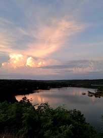 Sunset from the deck