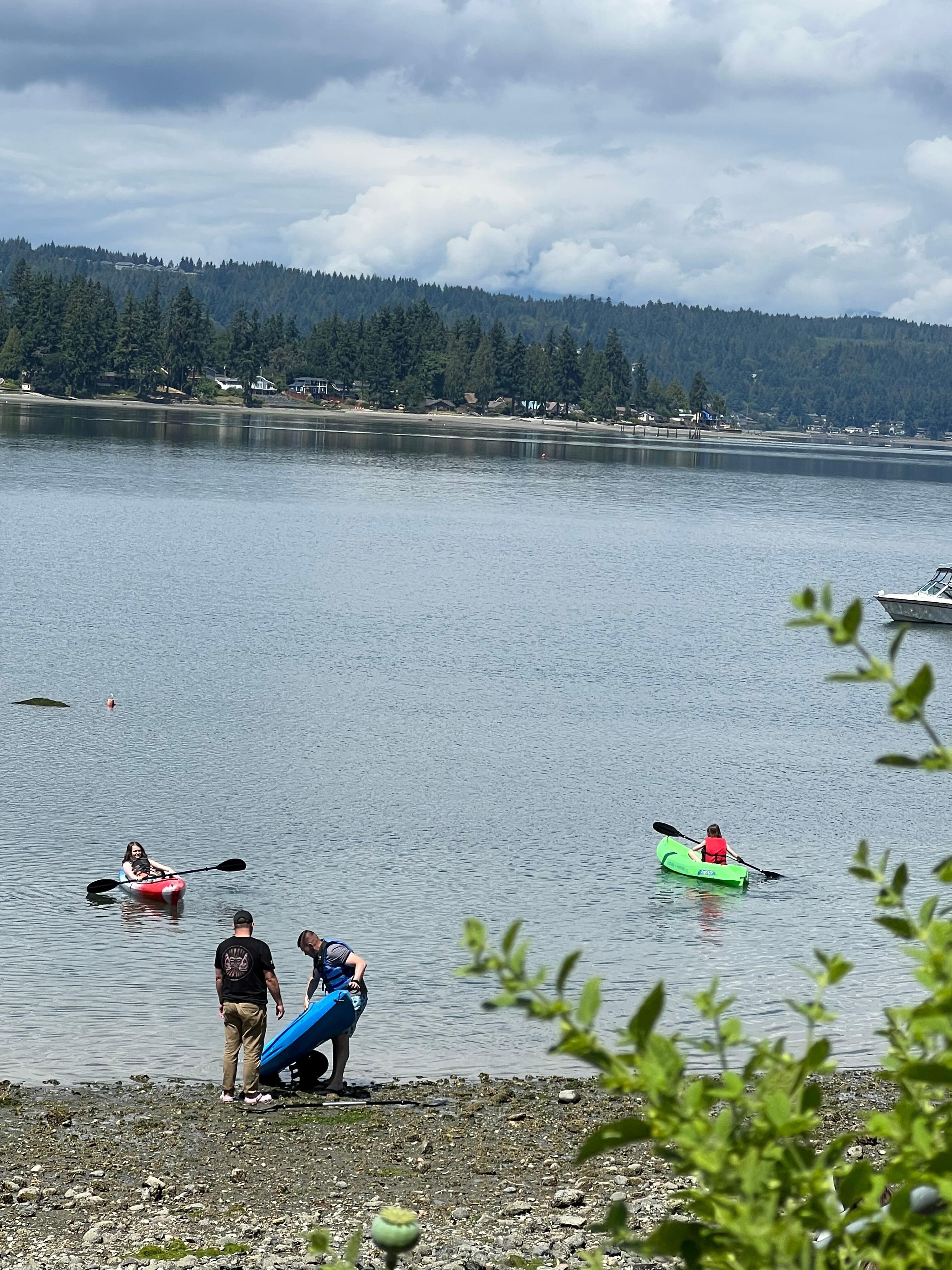Kayaking.