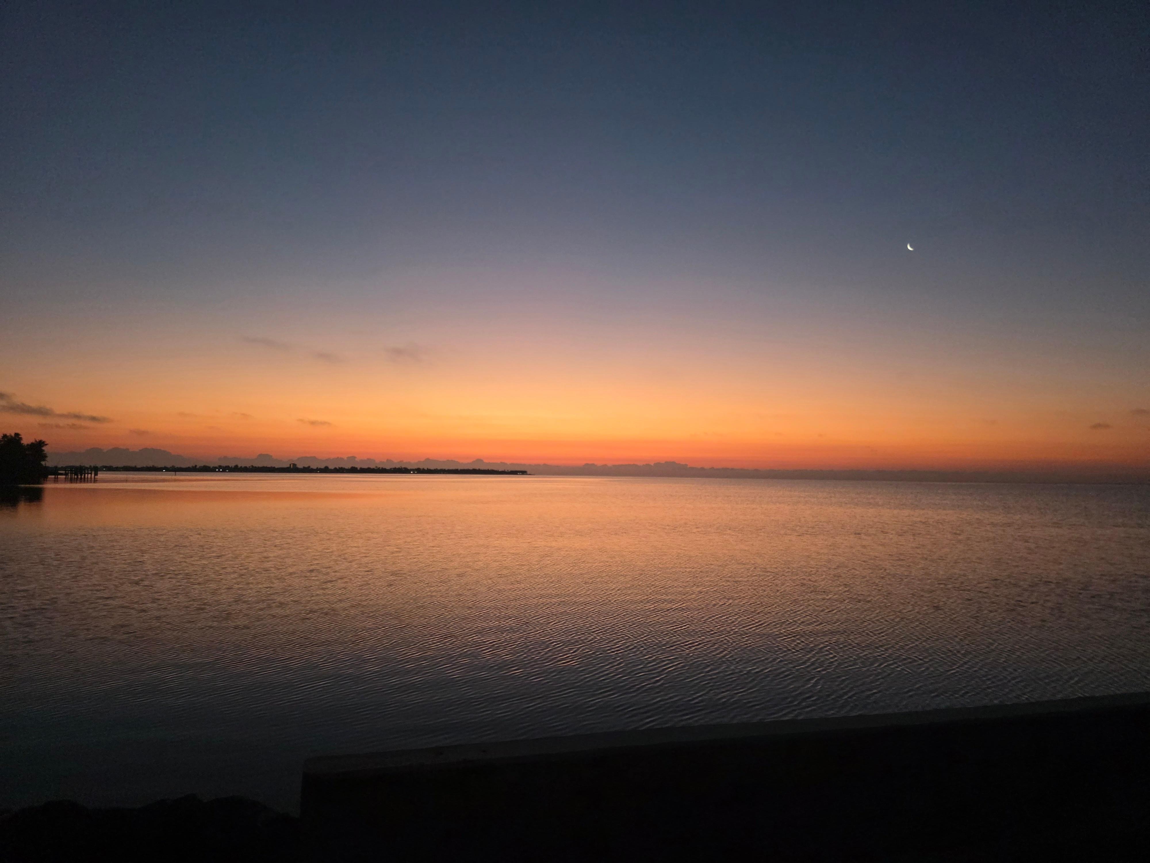 Sunrise just outside the bedroom