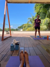 Yoga was great! Very relaxing and therapeutic.