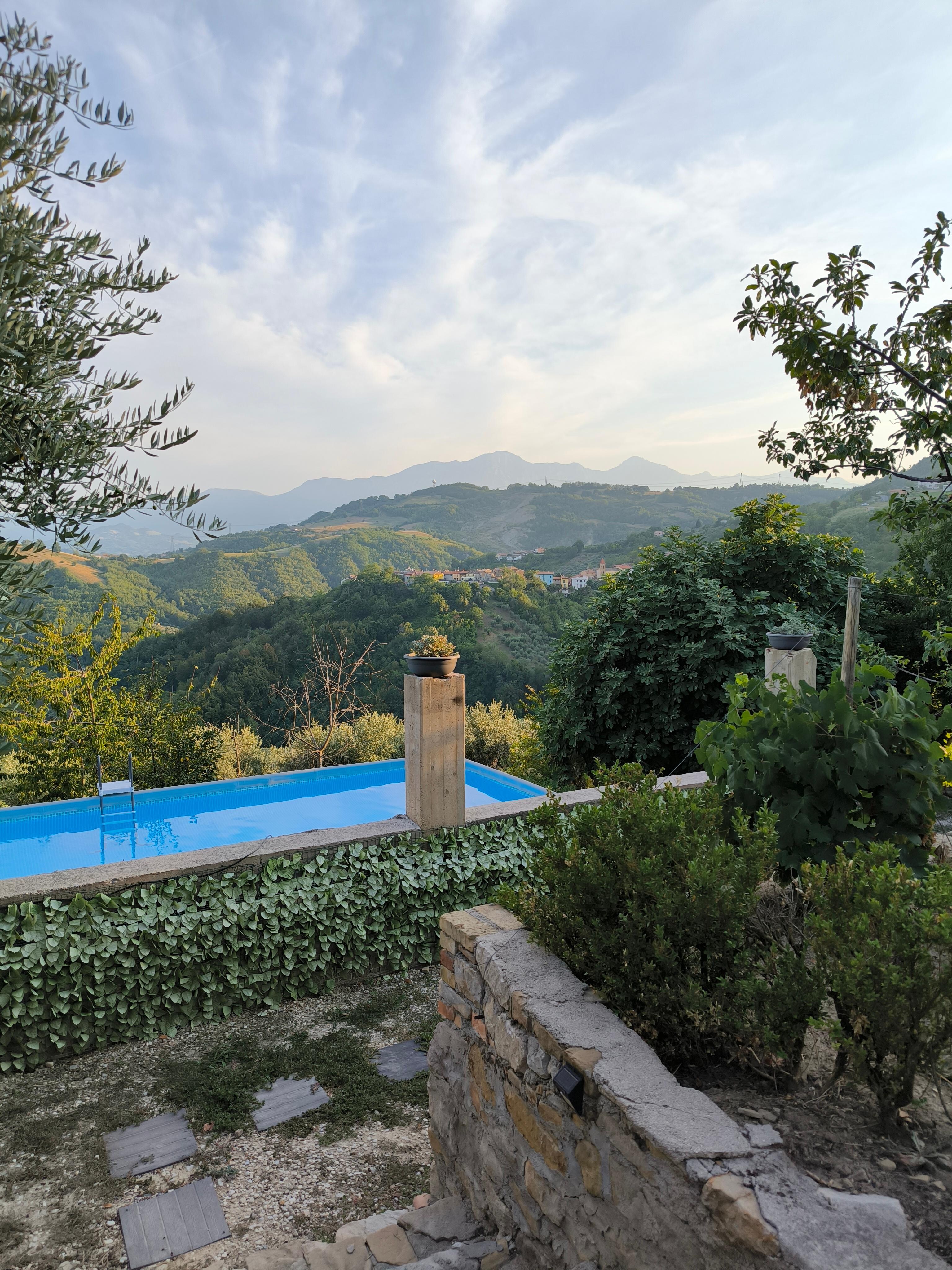Wunderschöner Blick in die Berge