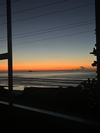 Morning sunrise from the bedroom