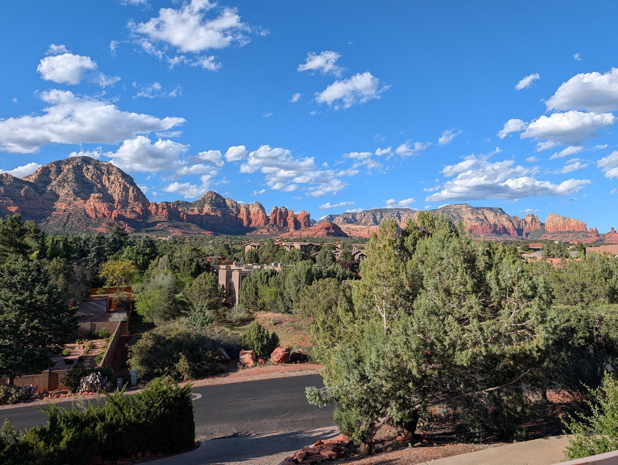 View from the front porch/balcony