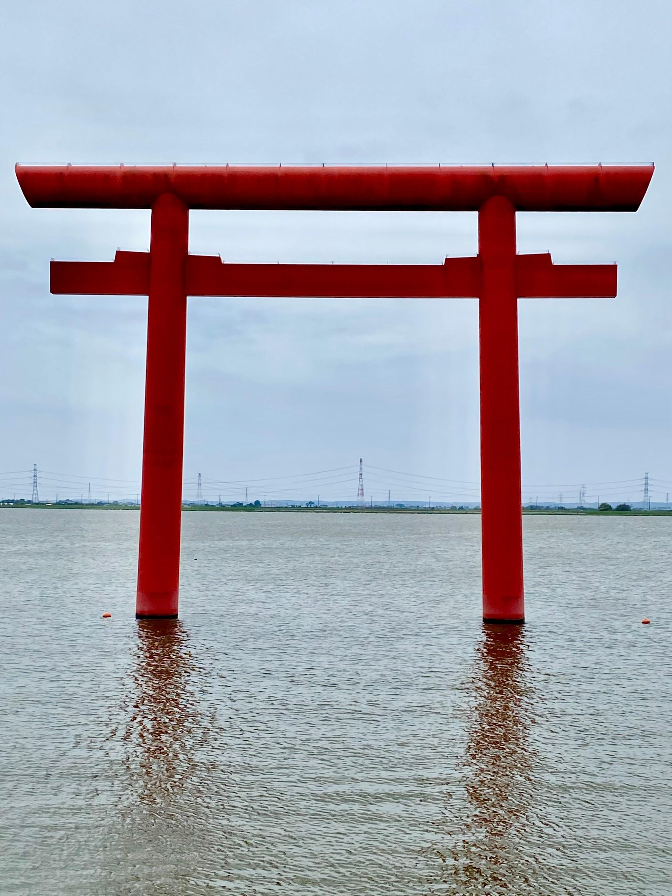 Tori gate in Kashima another short train ride 