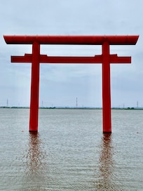Tori gate in Kashima another short train ride