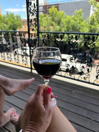 Balcony on second floor