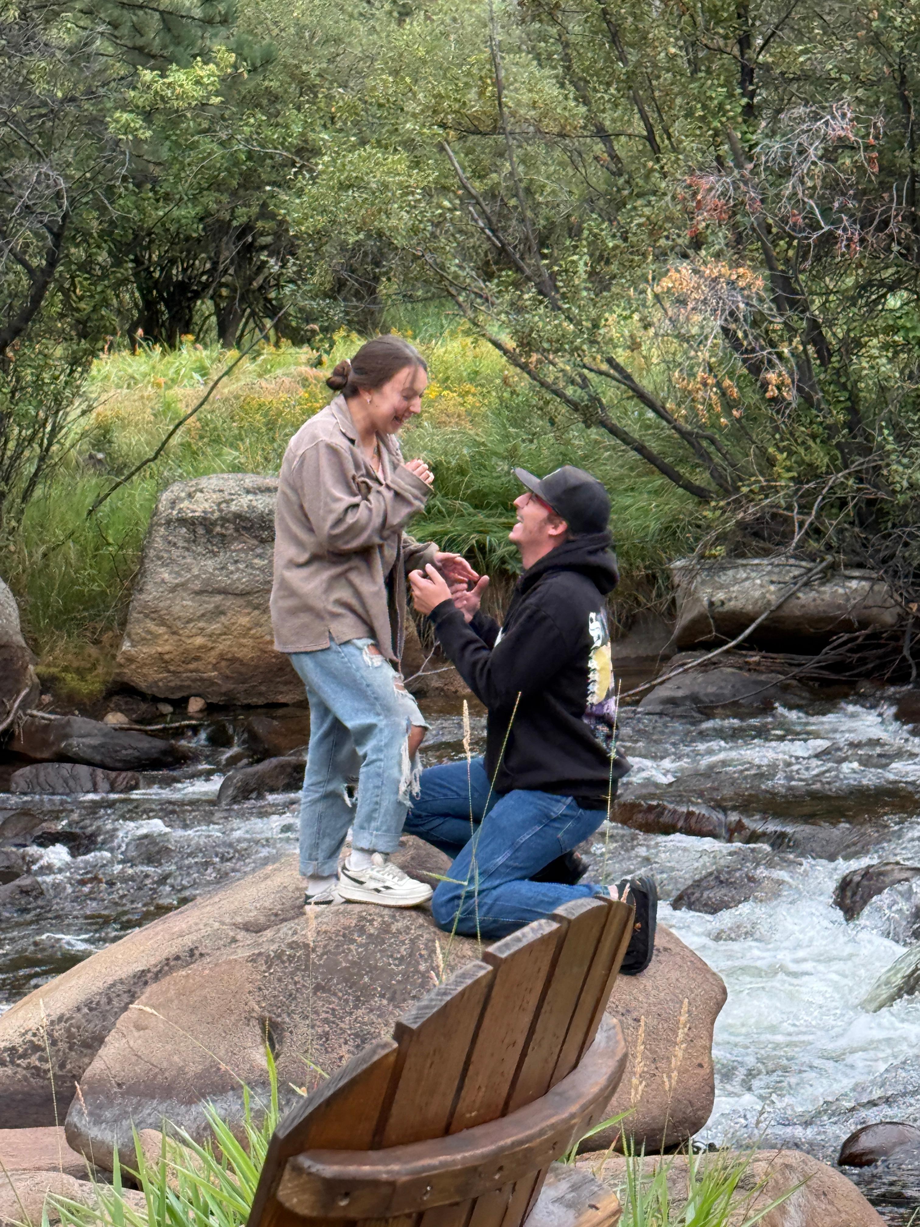 Always a good time for a proposal. 