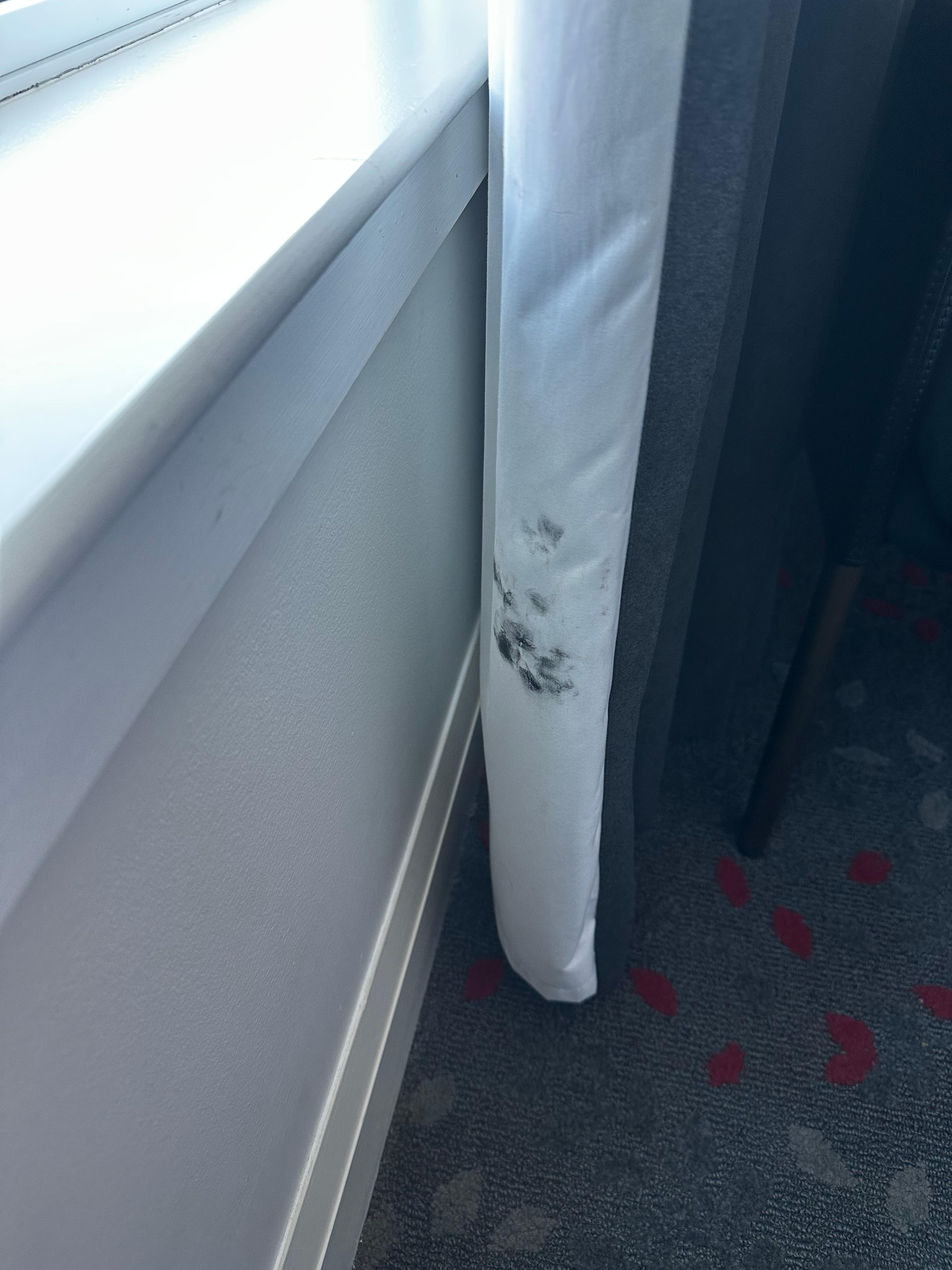 Dirty drapes
