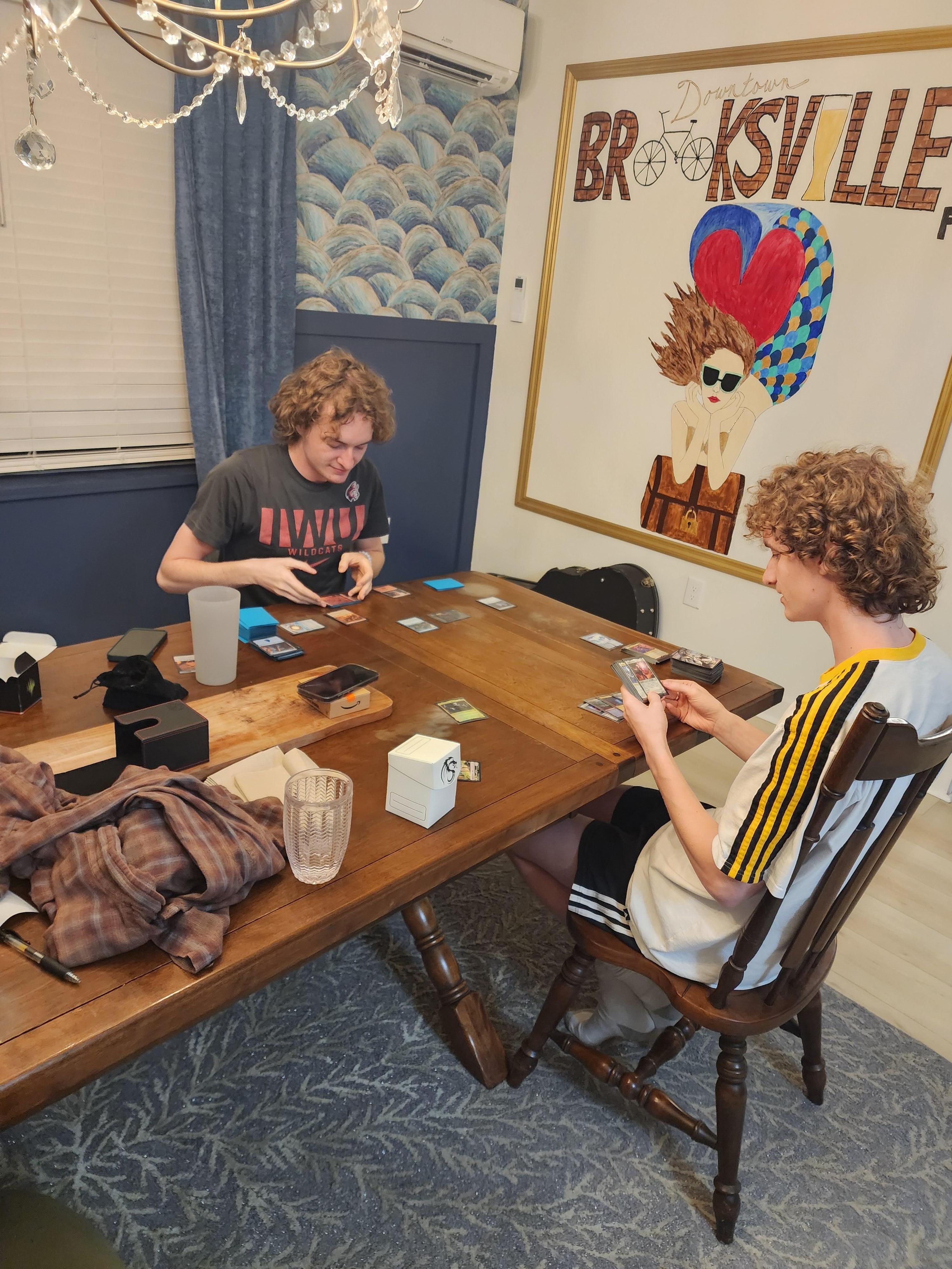 Board games and card games included