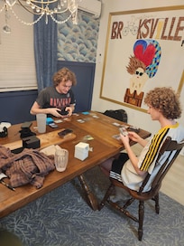 Board games and card games included