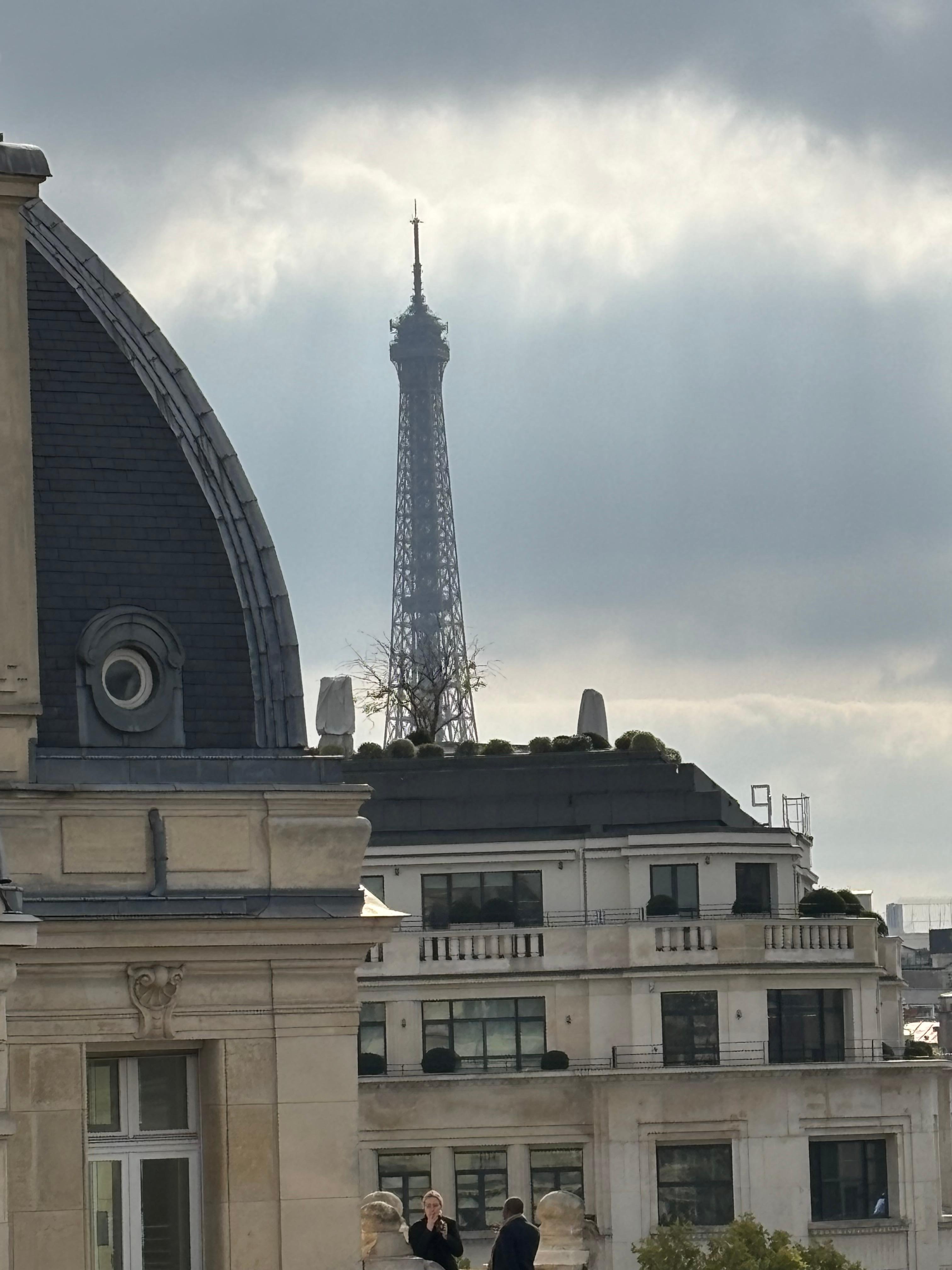 Nice view of Eiffel Tower.