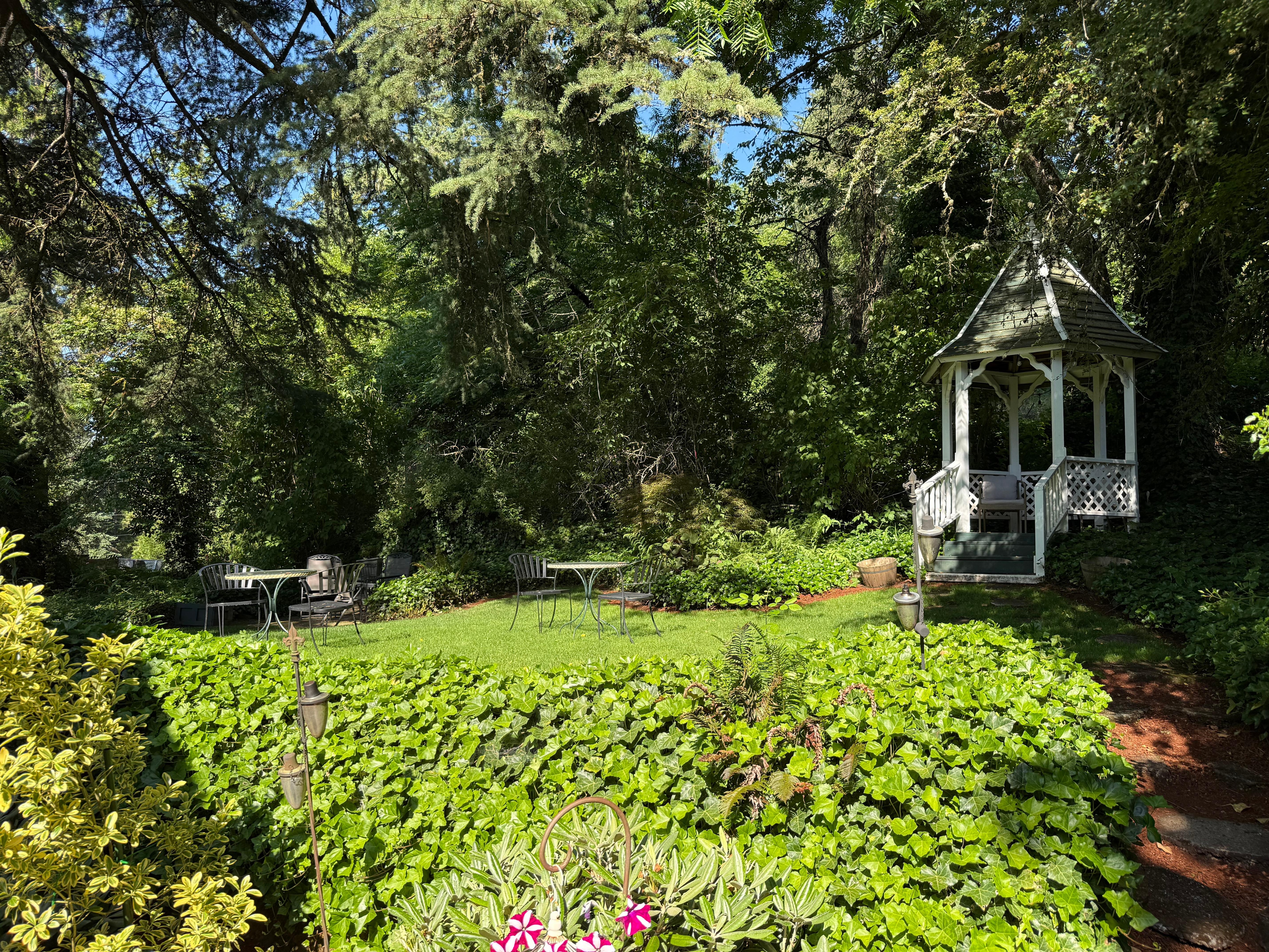 Gazebo and tables