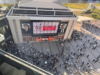An event at the K Arena below my room.