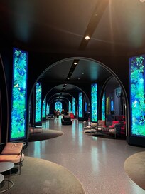 Sitting area near the bar