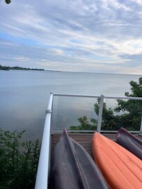 Views are wonderful from the house.