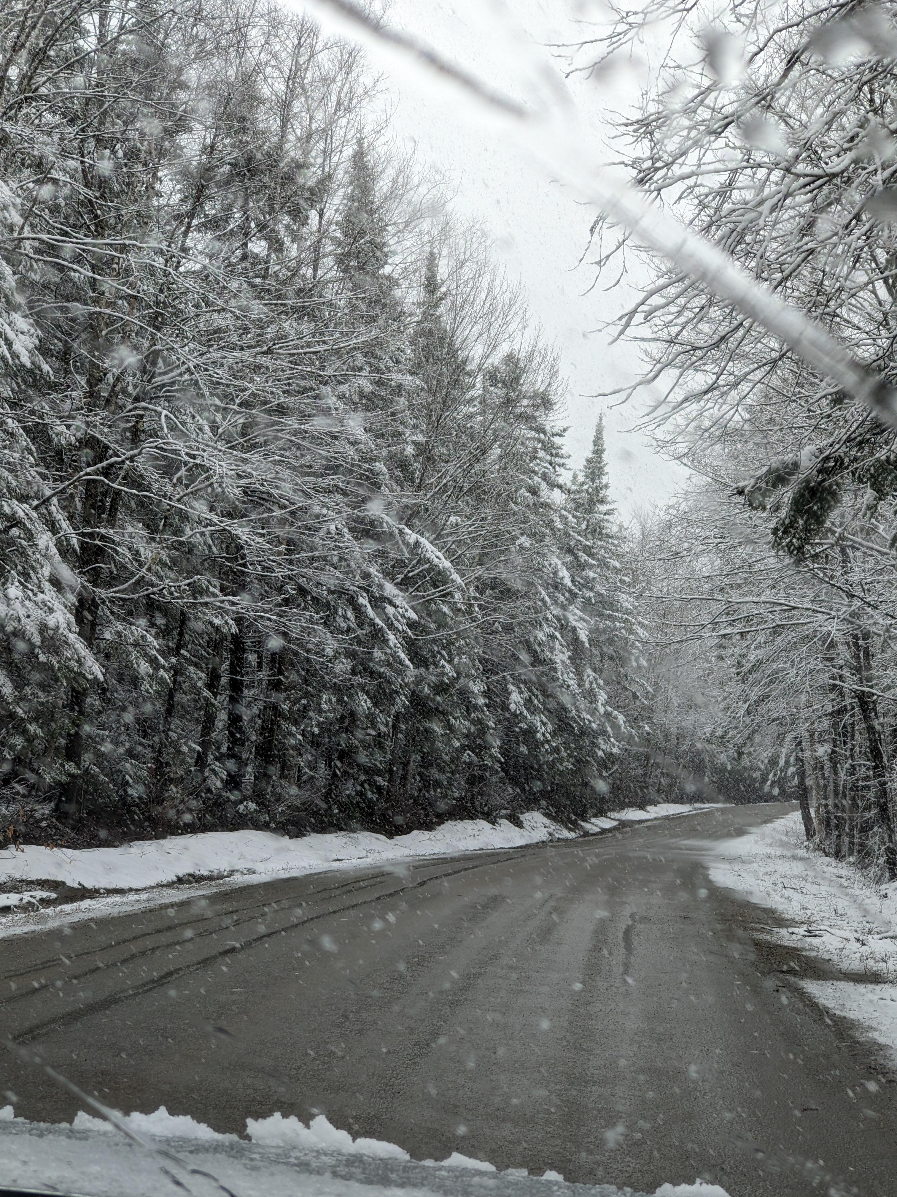 We got the snowfall I wished for!
