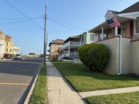 View of the block of the cottage to see how close it is to the beach.