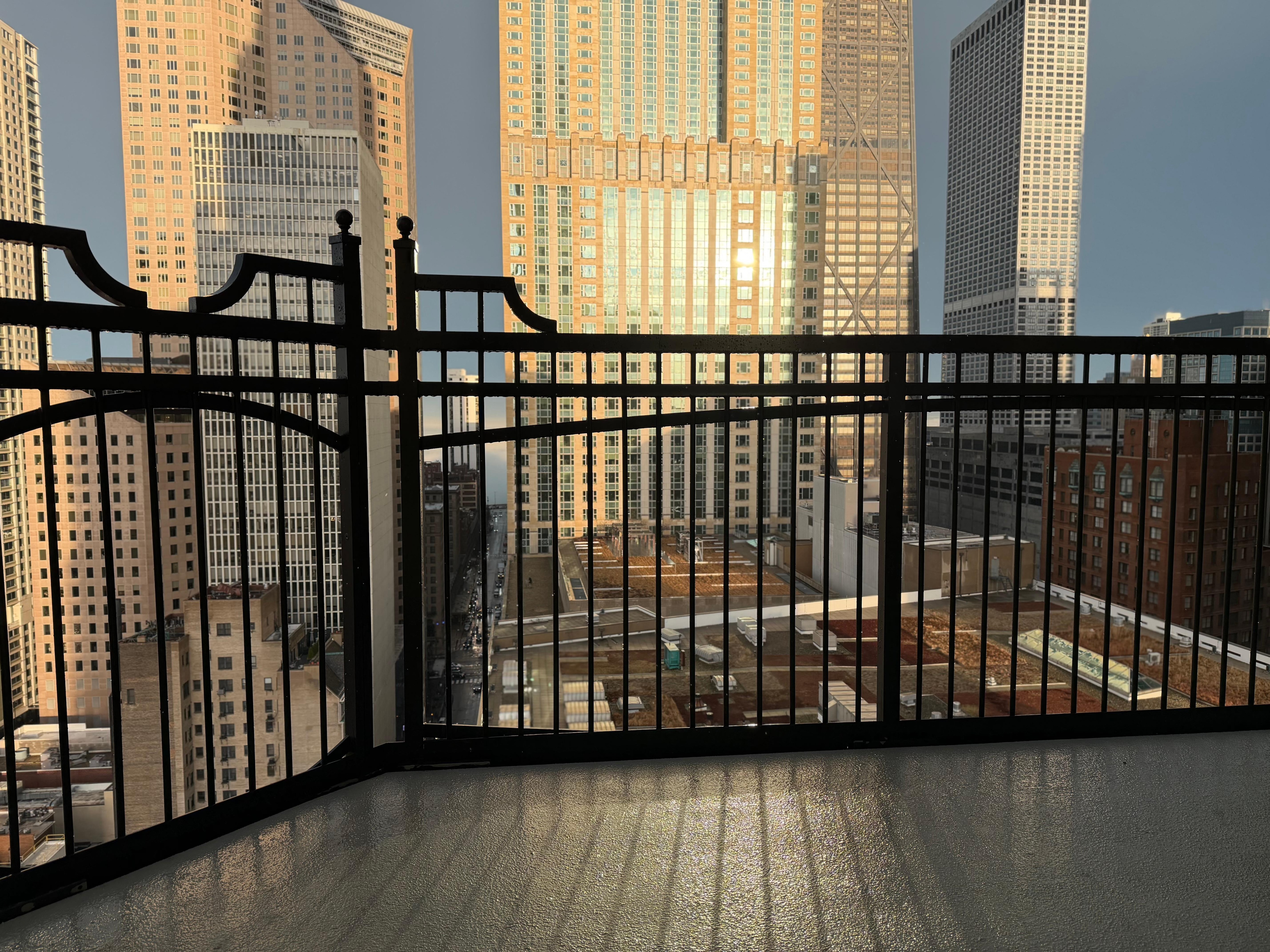 The terrace in our room