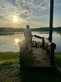 Sunrise on the dock