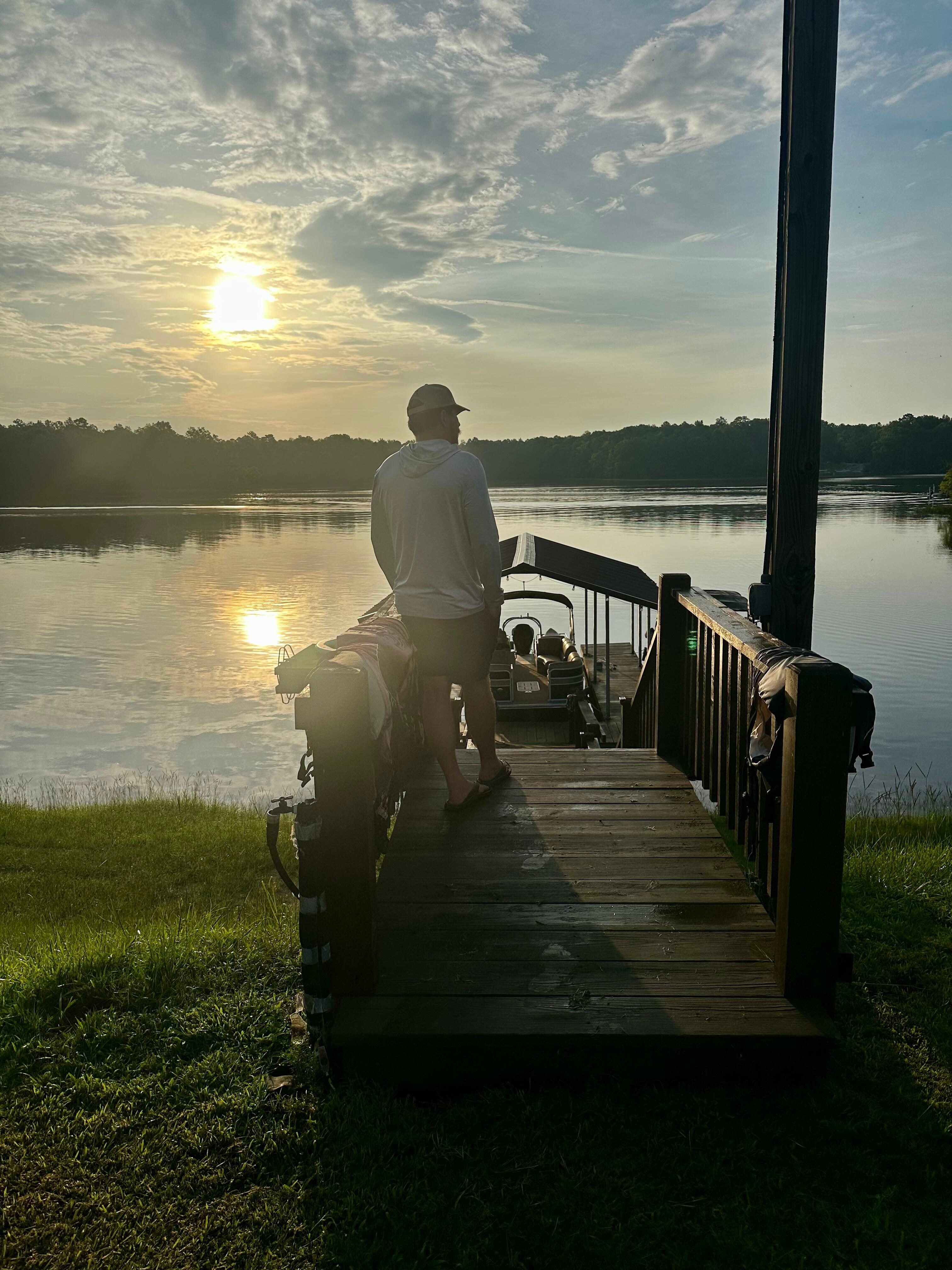 Sunrise on the dock