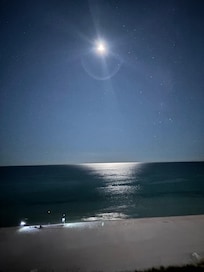 Beautiful evening view of the beach.