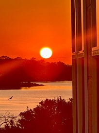 Sunset from balcony