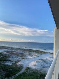 Ocean view from the balcony