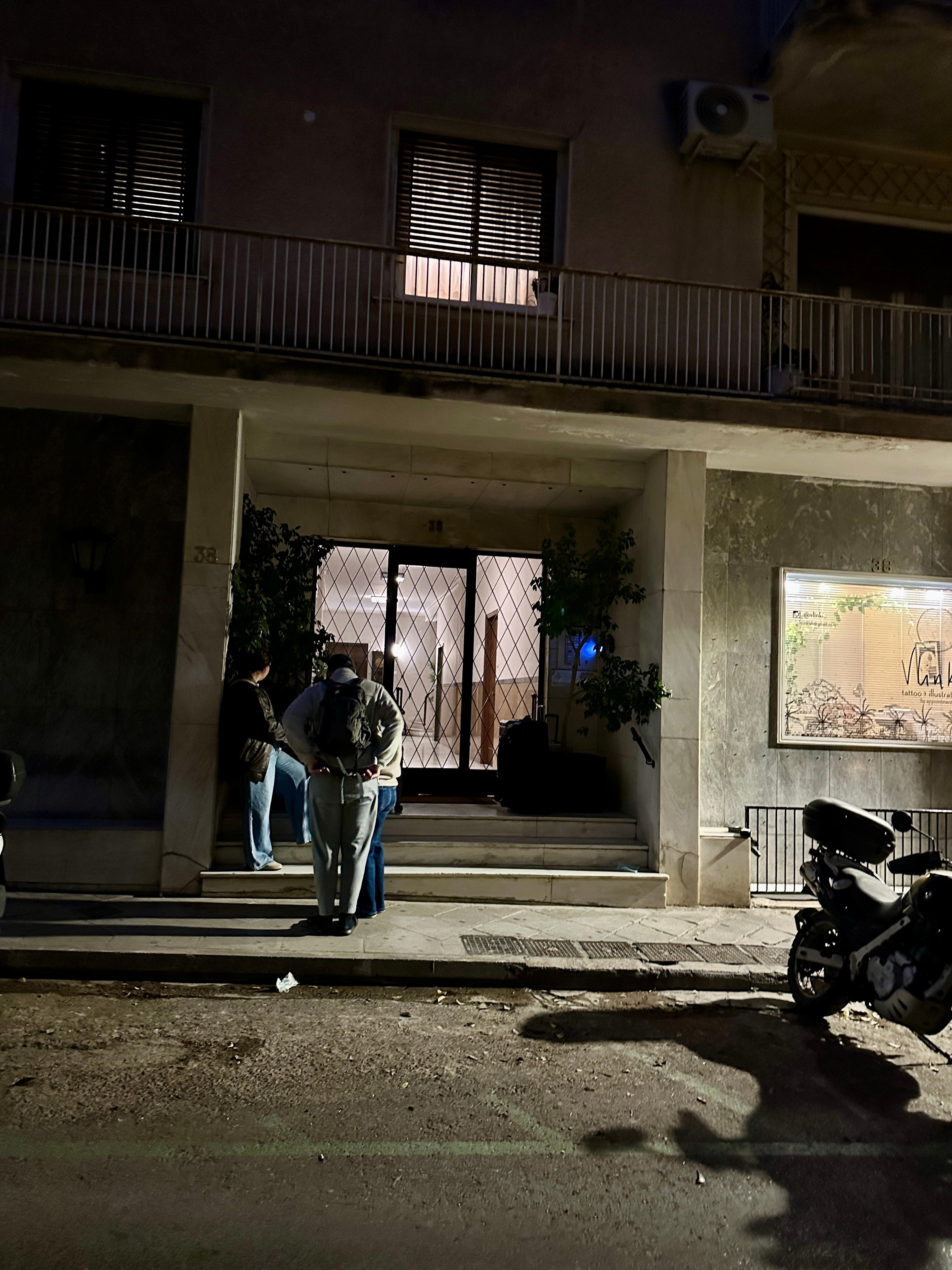 Front access with lock box for key. 