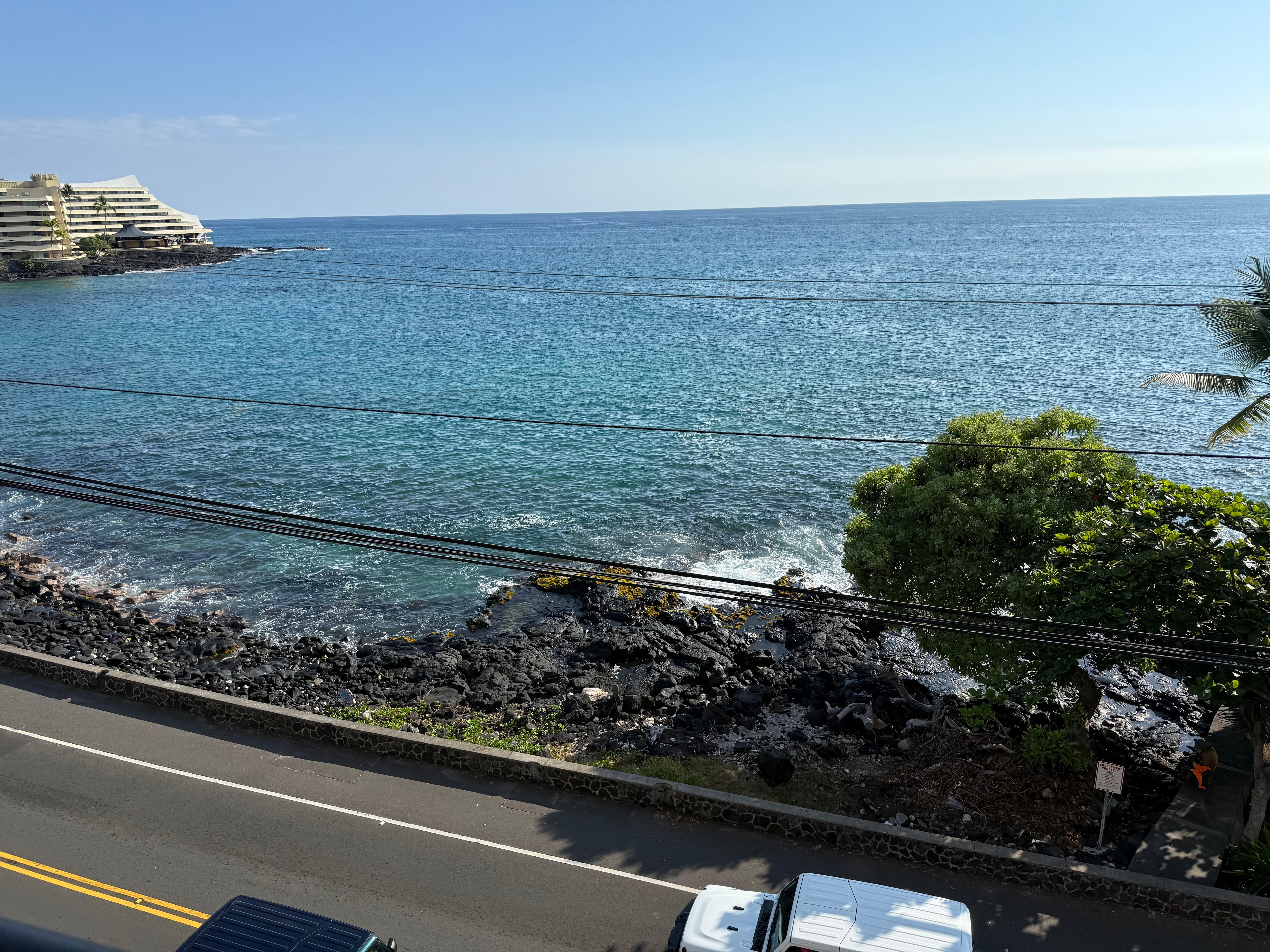 View from lanai . . . 