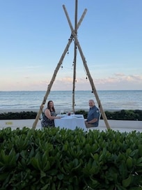Our sunset dinner