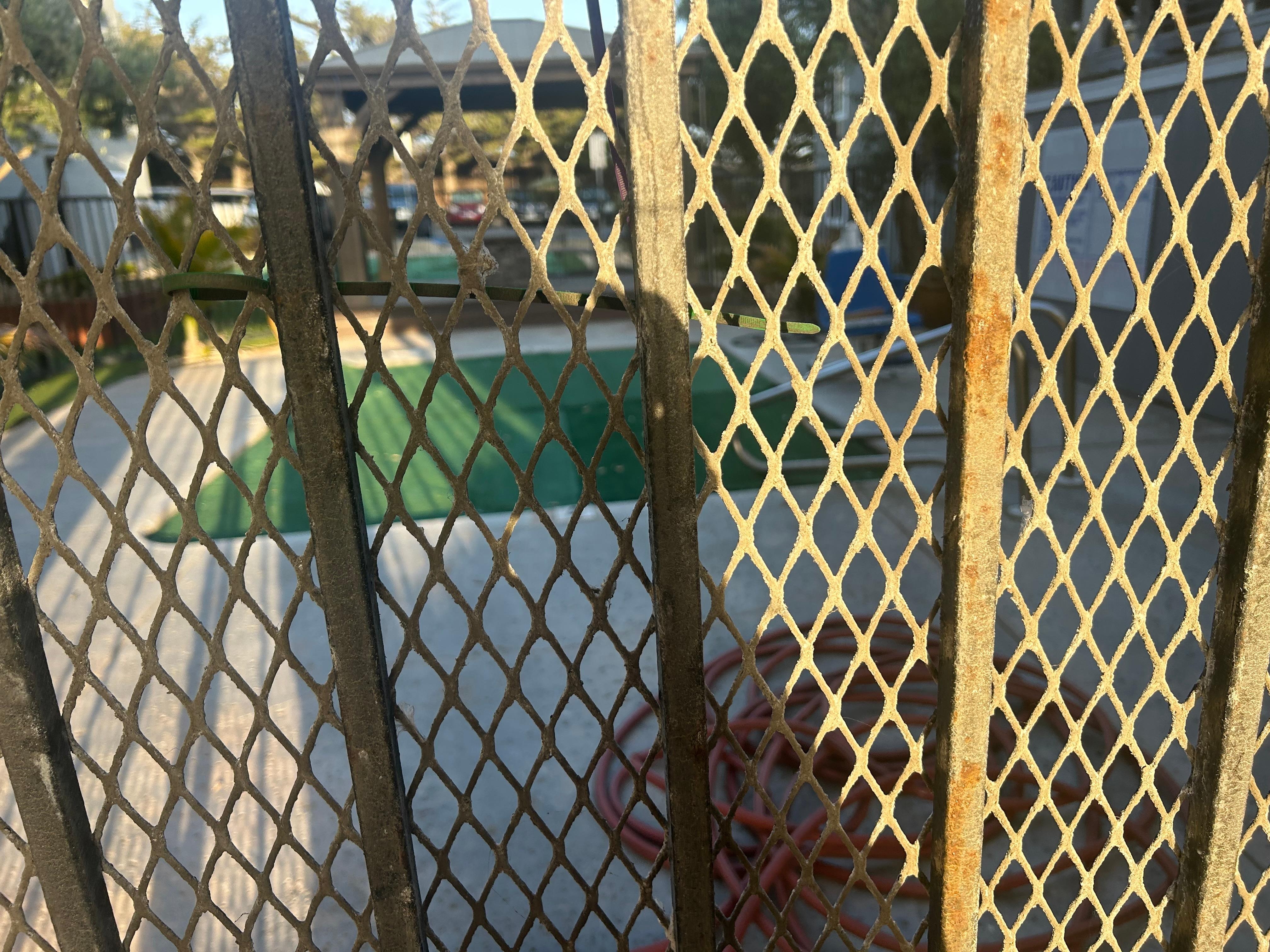 The hot tub was shut down and we were not told