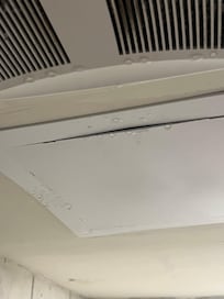 Water from the ceiling