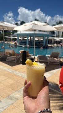 Delicious cocktails at the pool.
