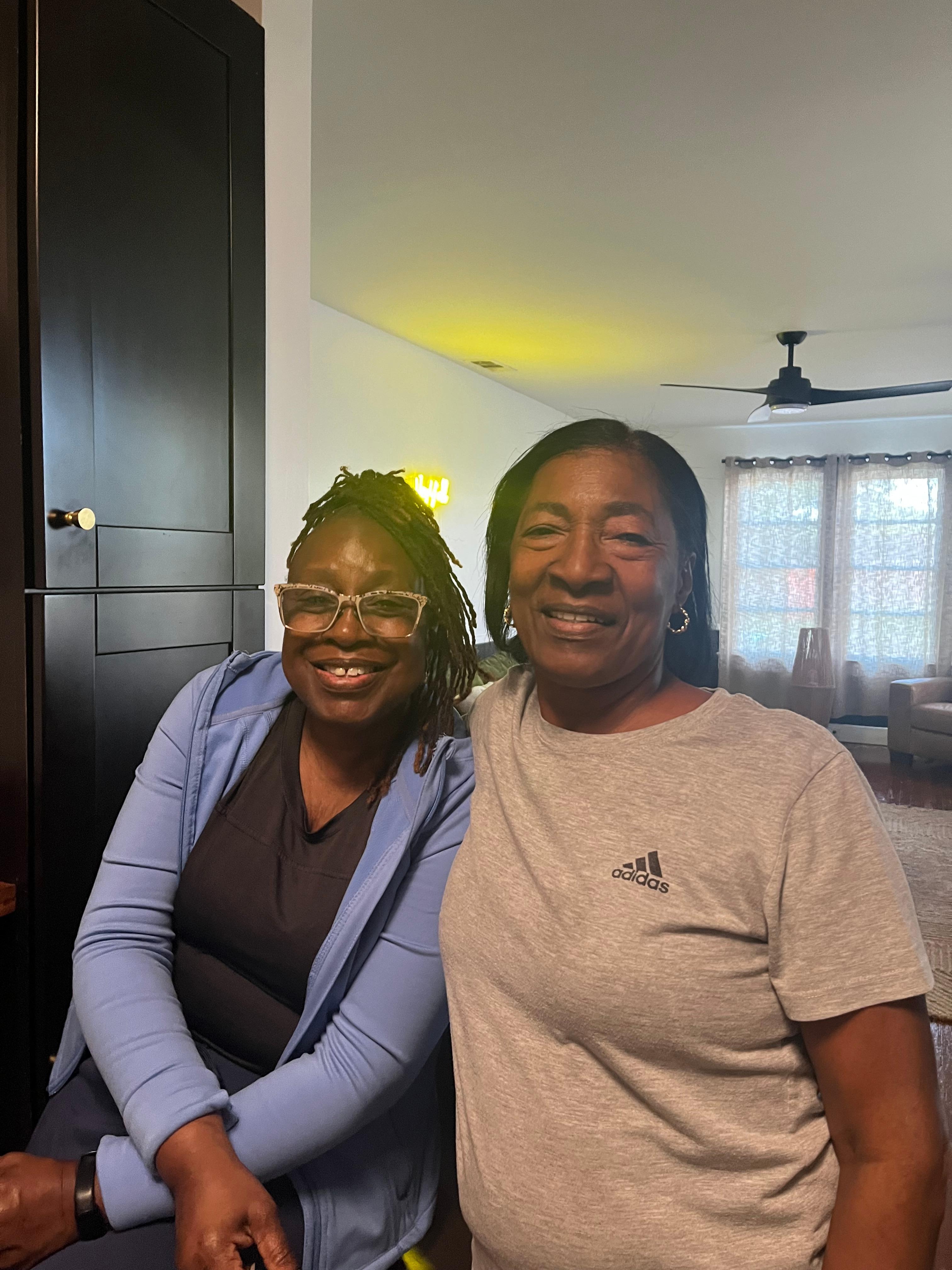 Inside the Nicholas House.