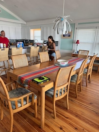 We were all able to eat meals together.