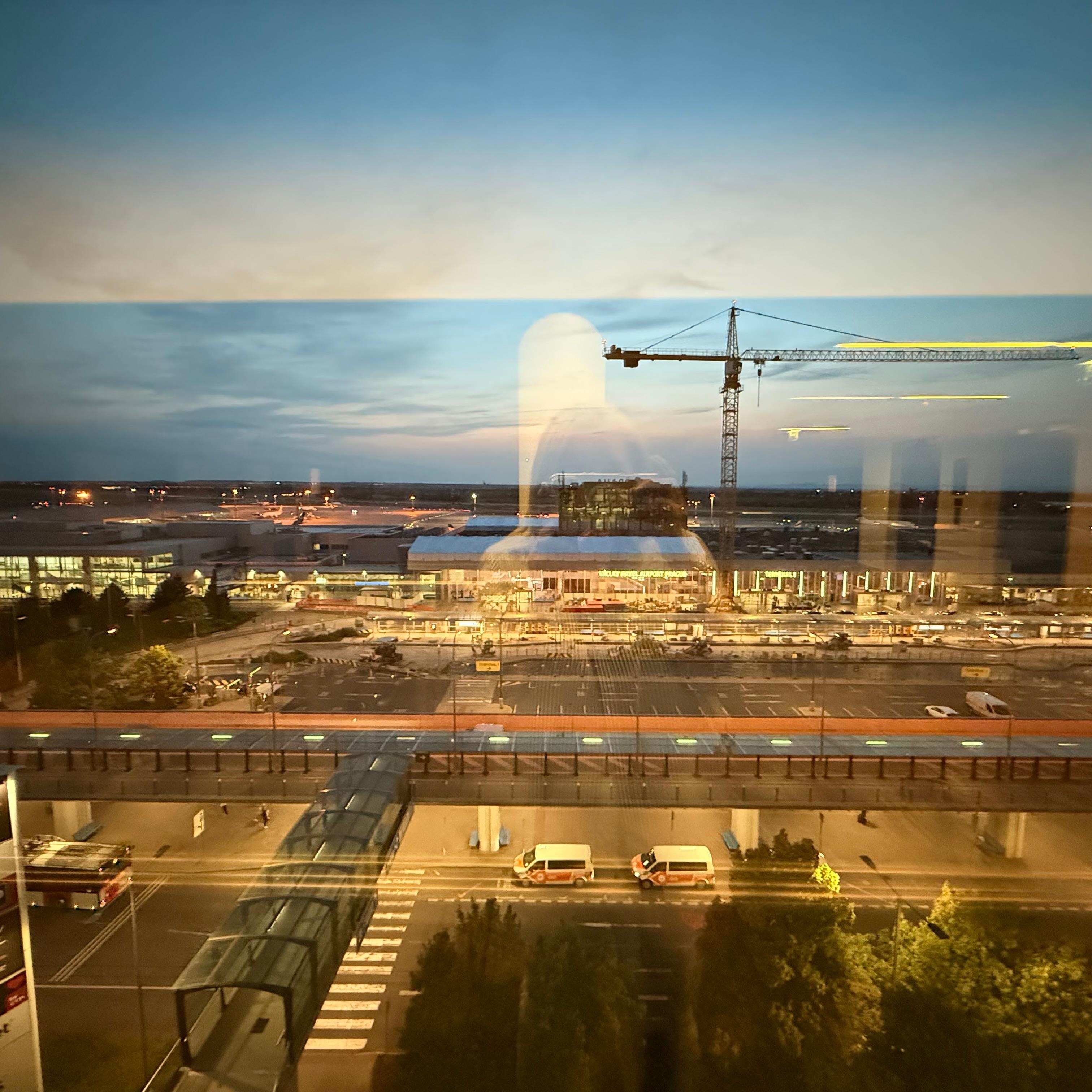 Airport view from the 7th floor