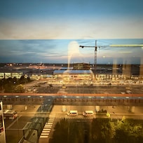 Airport view from the 7th floor