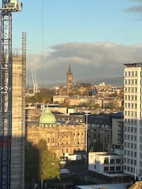 Looking West to Glasgow University