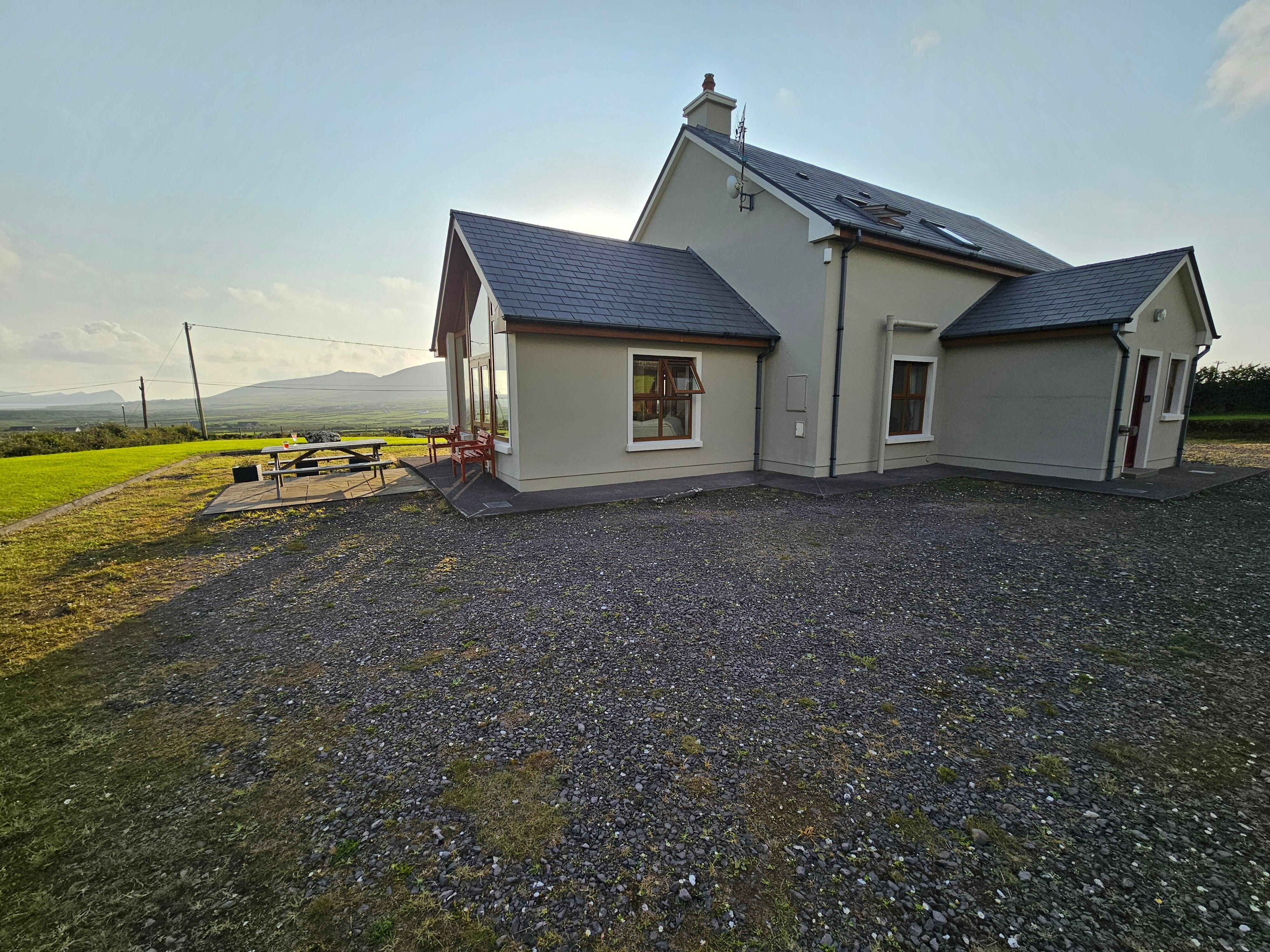 Back side of the house