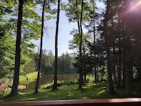 Pond view from the deck