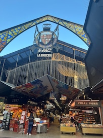 Beautiful Barcelona marketplace next door to the hotel