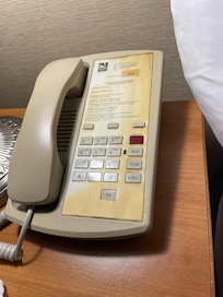 Old dirty telephone