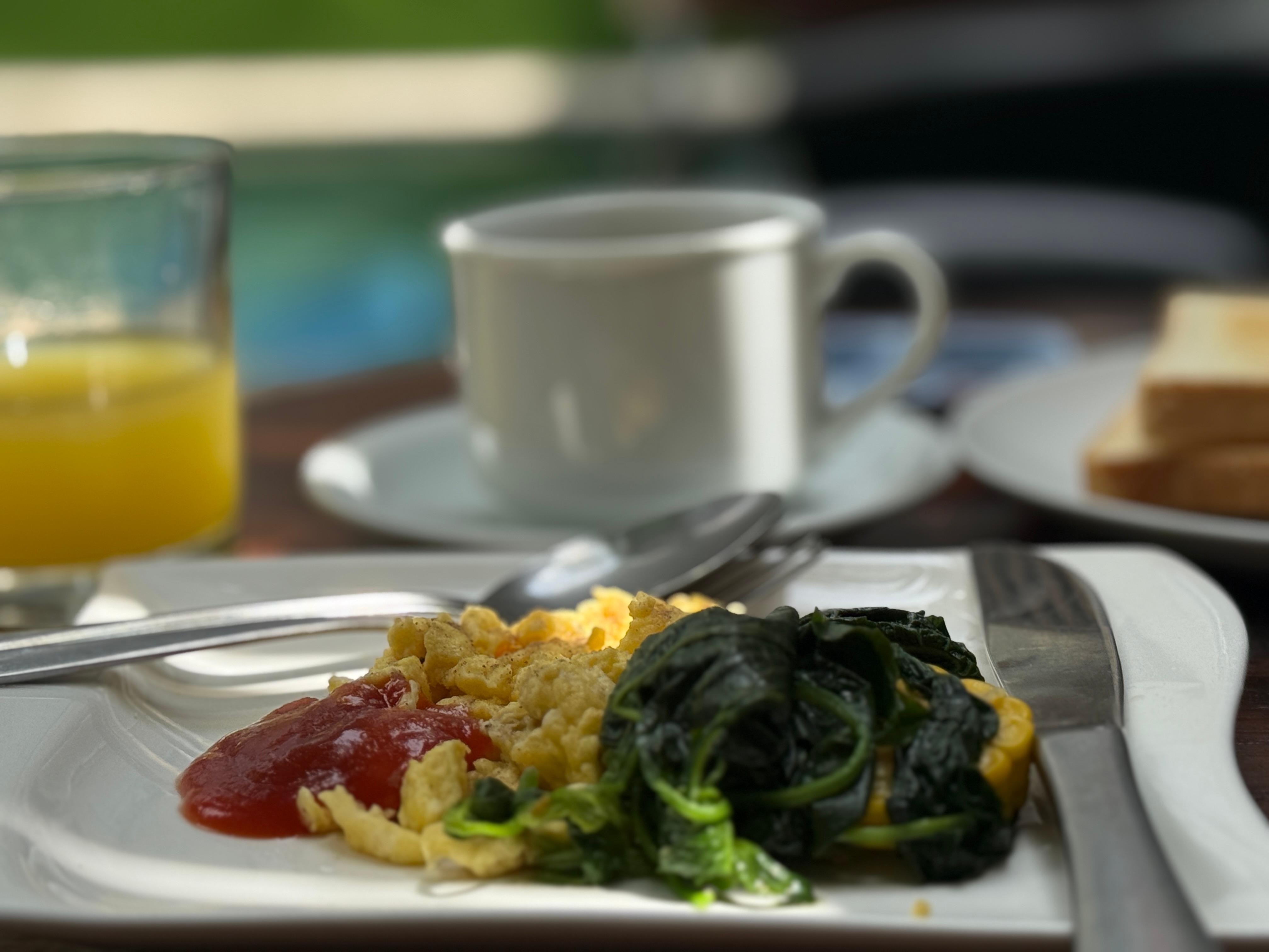 Breakfast was also nice. 