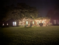 Back yard view of house